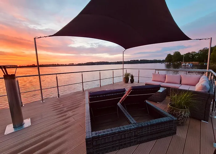 Hotel en barco Seezeit- Schwielochsee- Hausboot