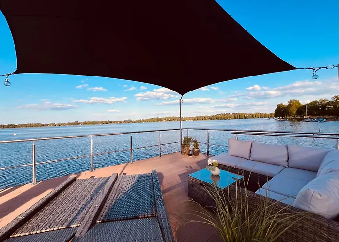 Hotel en barco Seezeit- Schwielochsee- Hausboot