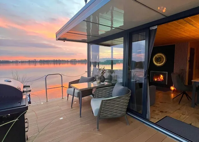 Seezeit- Schwielochsee- Hausboot Hotel en barco Schwielochsee