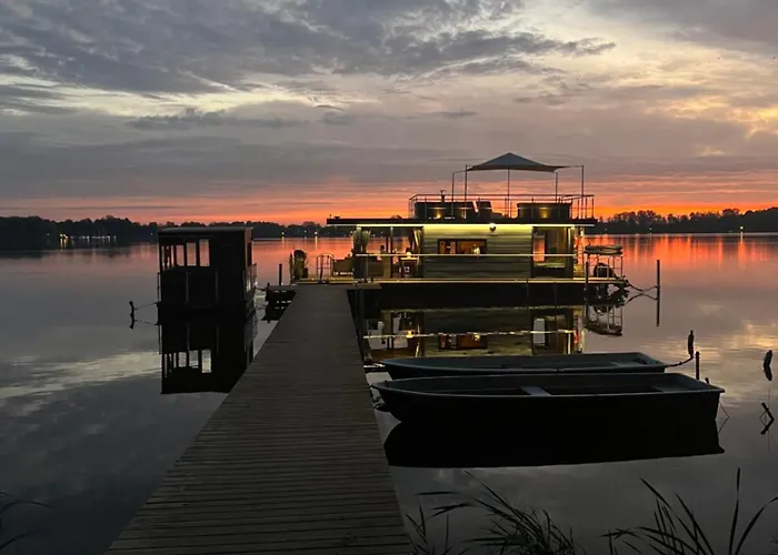 Hotel en barco Seezeit- Schwielochsee- Hausboot