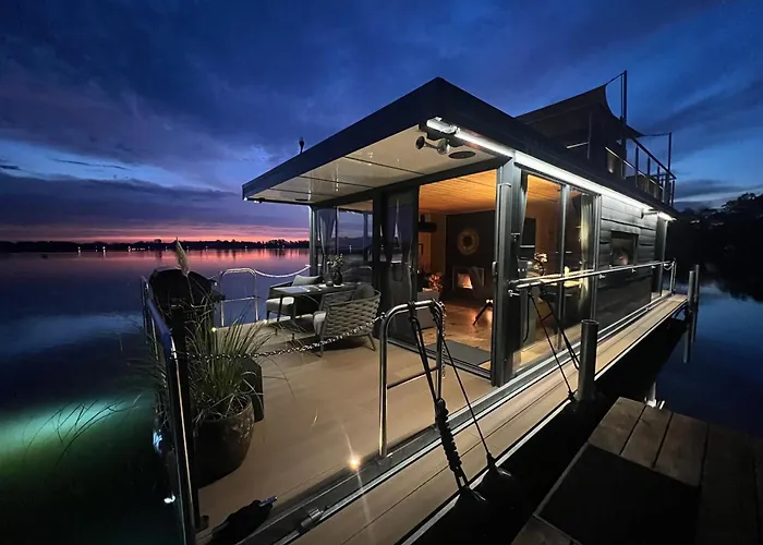 Hotel en barco Seezeit- Schwielochsee- Hausboot